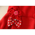 princess cotton pinafore dress children nylon clothes for 1Y cutie clothes for little baby girls big flower appliqued dresses